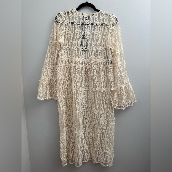 Evangeline Lace Kimono Sz 8 – Gothic, Romantic, Layering Statement - Picture 6 of 7